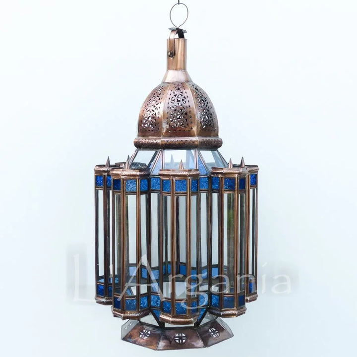 MOROCCAN LANTERNS, MAMOUNIA BLUE