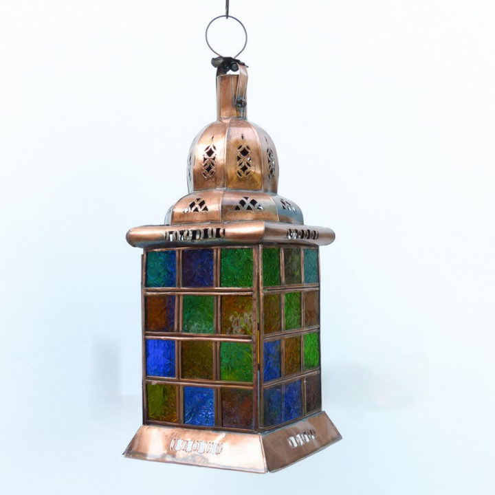 Moroccan Lanterns Dama hanging light with artisan frame and soft decorative shine for welcoming spaces