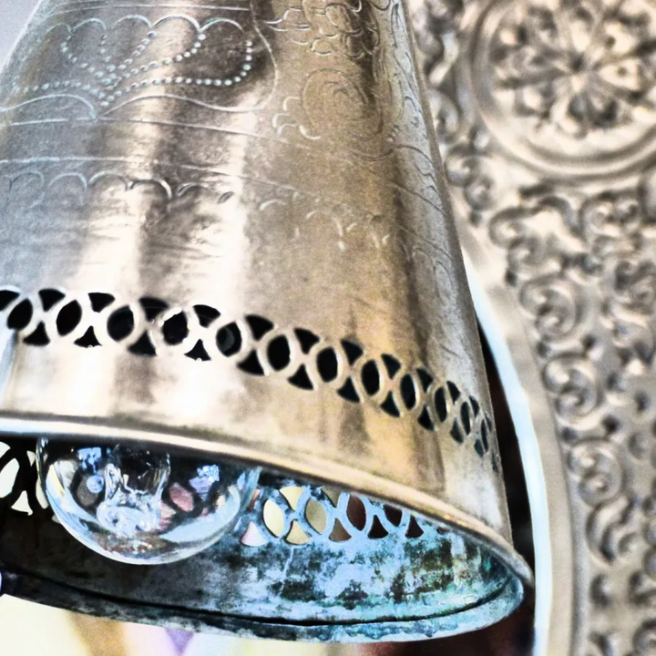 Brass Ceiling Light Sabrina handcrafted in brass with rounded ceiling form for cozy rooms and refined interiors