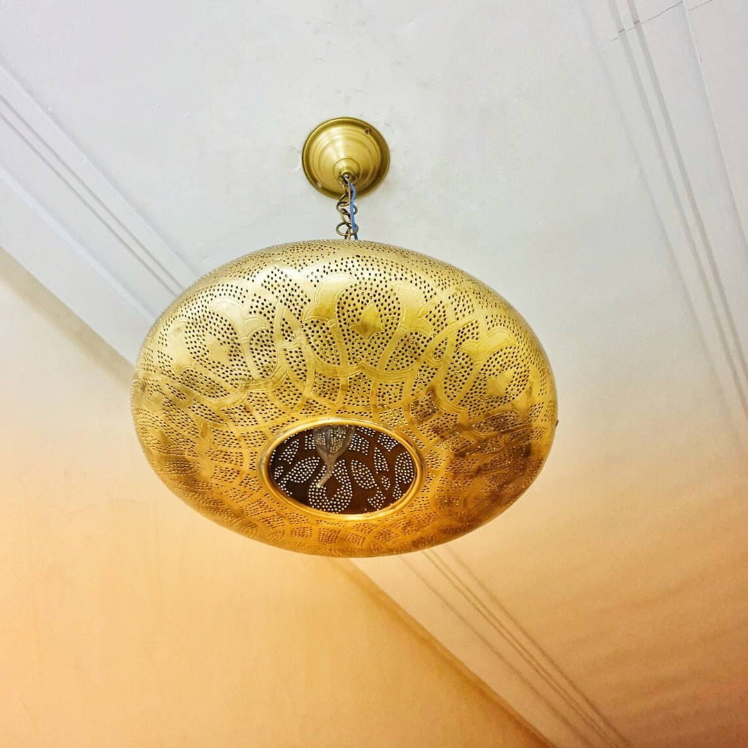 BRASS CEILING LIGHT , OMAR