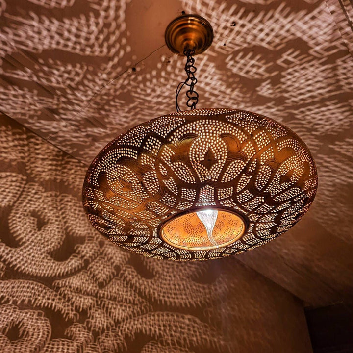 BRASS CEILING LIGHT , OMAR