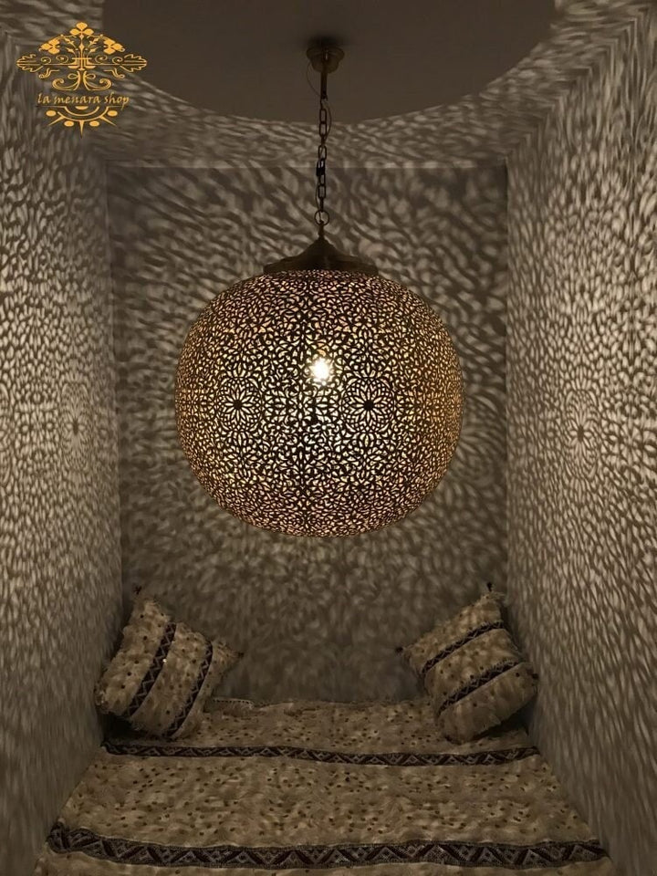 BRASS CEILING LIGHT , LOUZ