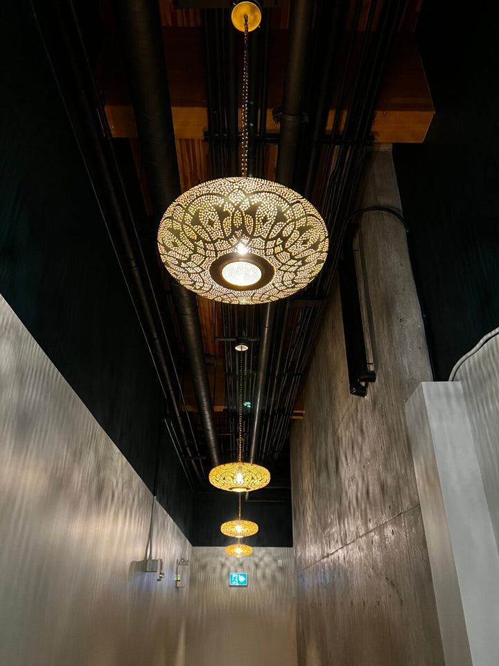 BRASS CEILING LIGHT , OMAR