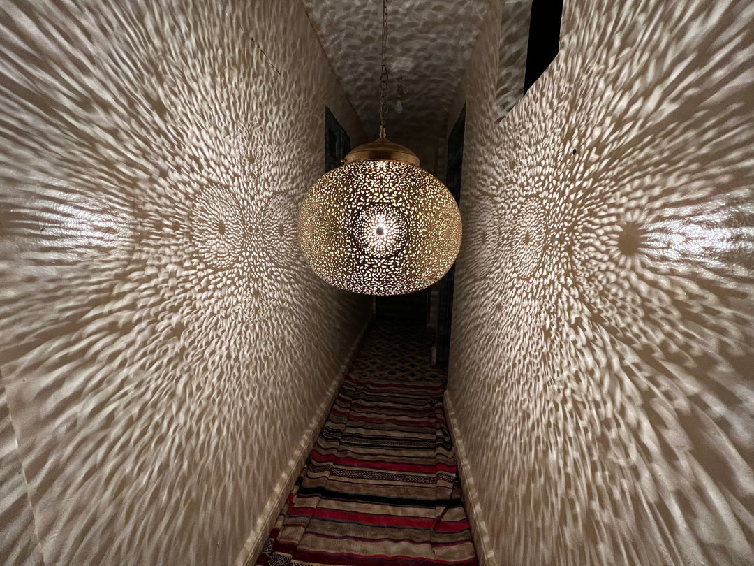 BRASS CEILING LIGHT , LUBNA