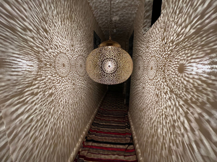 BRASS CEILING LIGHT , LUBNA