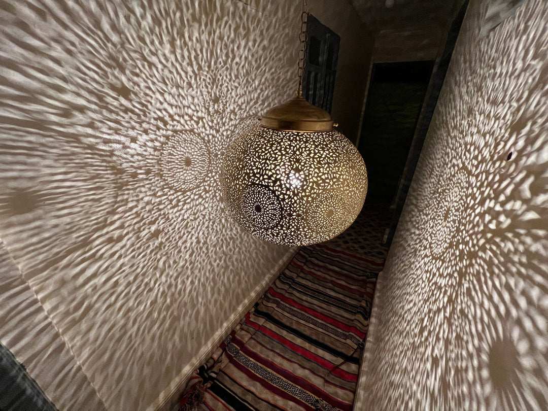 BRASS CEILING LIGHT , LUBNA