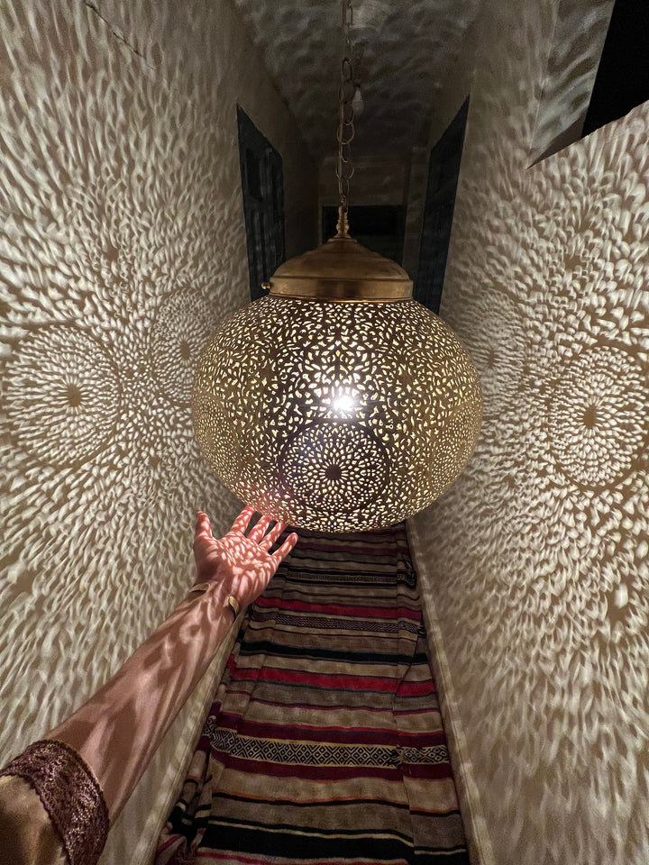 BRASS CEILING LIGHT , LUBNA