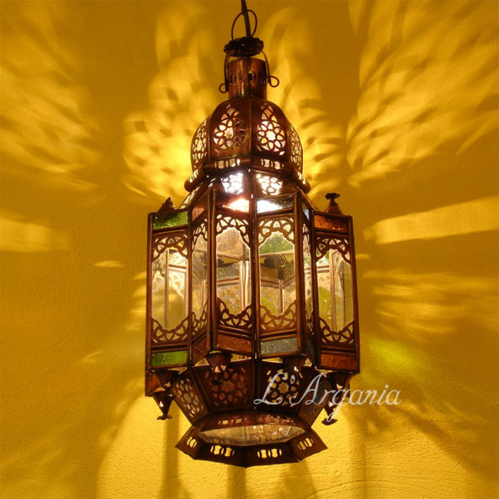 Mqenta Mini Moroccan lantern designed for balconies, reading corners, cafe tables, and cozy garden spaces.